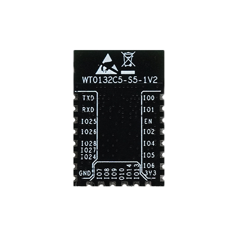 Wireless-tag WT0132C5-S5 | NEW esp32 c5 module WiFi 6 BLE Module Based on ESP32-C5 IEEE 802.15.4/802.11ax Supports WiFi 6 Zigbee Thread gateway