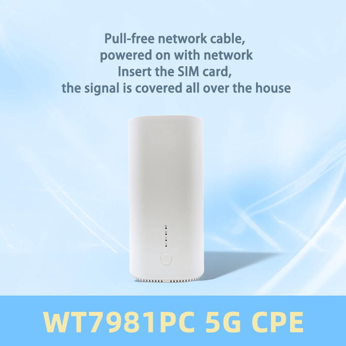 WT7981PD |Global WT7981PD 5G Wifi Router WiFi6 router Built-in 4 5G LTE antennas and 5 WIFI antennas Dual-core A53 1.3GHz 5g module