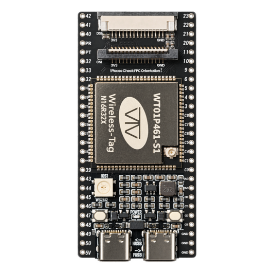 Wireless-tag WT9932P4C61-TINY ESP32-P4 ESP32 C61 Tiny Size ESP32 Development Board Based on ESP32 P4/C61 Wi-Fi6 Module IoT Development Board Series