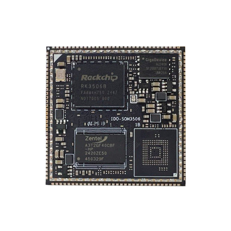 Low Cost RK3506 SOM Module IDO-SOM3506 with RK3506 Rockchip Cortex-A7 Processor 128Pin Linux Board DDR3/eMMC for Industrial IoT