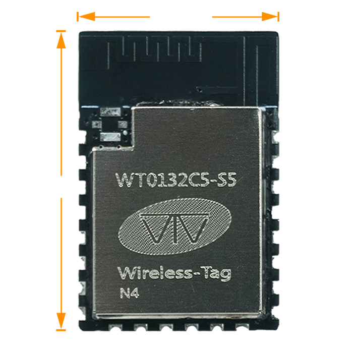 WT0132C5-S5 | NEW esp32 c5 module WiFi 6 BLE Module Based on ESP32-C5 IEEE 802.15.4/802.11ax Supports WiFi 6 Zigbee Thread gateway