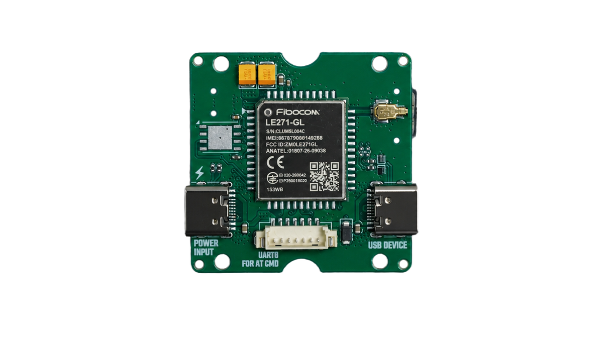 Cat1 Global 4G LTE communication expansion board WT271 base on Fibocom LE271 module Compatible with ESP32-S3 / ESP32-P4 / ESP32-S31