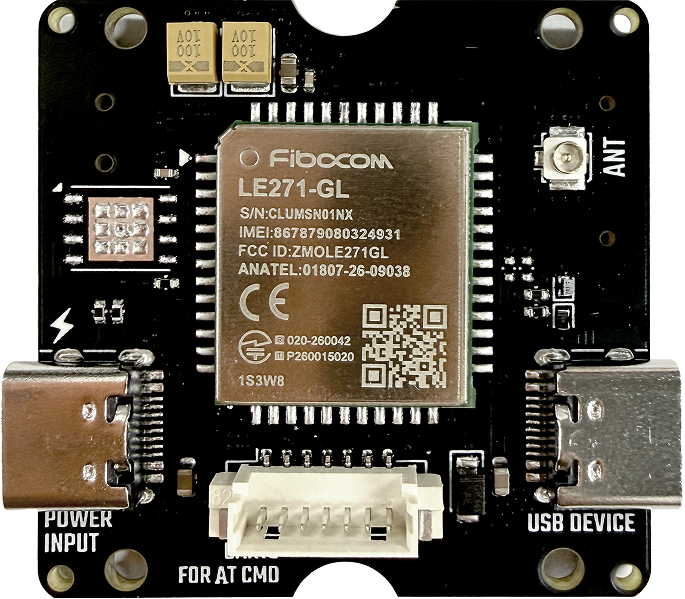 Cat1 Global 4G LTE communication expansion board WT271 base on Fibocom LE271 module Compatible with ESP32-S3 / ESP32-P4 / ESP32-S31