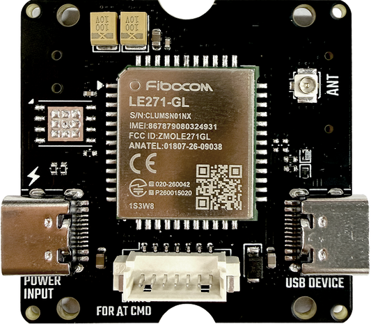 Cat1 Global 4G LTE communication expansion board WT271 base on Fibocom LE271 module Compatible with ESP32-S3 / ESP32-P4 / ESP32-S31