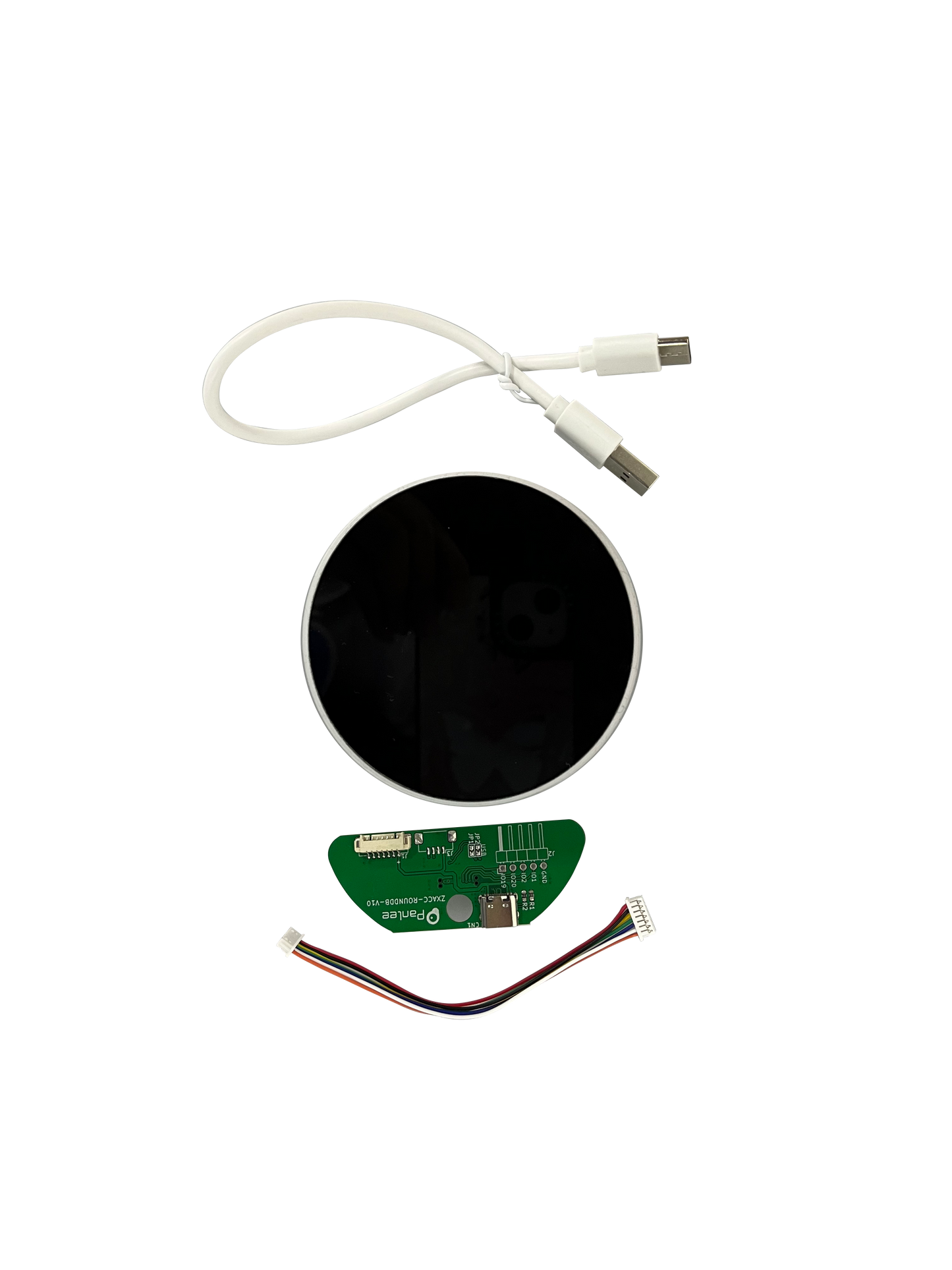 WT32S3-21S | 2.1 Inch Rotary Screen LCD IPS Display Wall Switch Based on ESP32-S3 Chip Module for Smart Home 480*480 Resolution