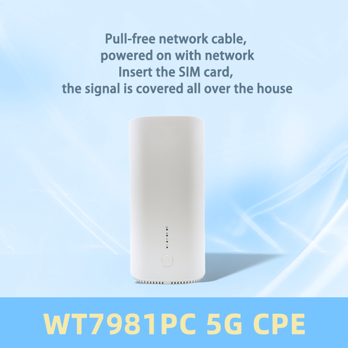 WT7981PC |Global WT7981PC 5G Wifi Router WiFi6 router Built-in 4 5G LTE antennas and 5 WIFI antennas Dual-core A53 1.3GHz 5g module