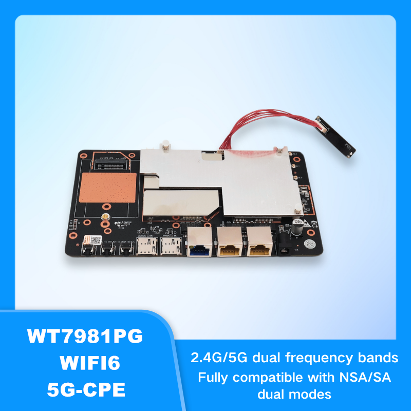 WT7981PG |5g Wifi Router WiFi6 wireless Wifi Router with NSA/SA dual mode and LAN interface Networking device for ethernet board