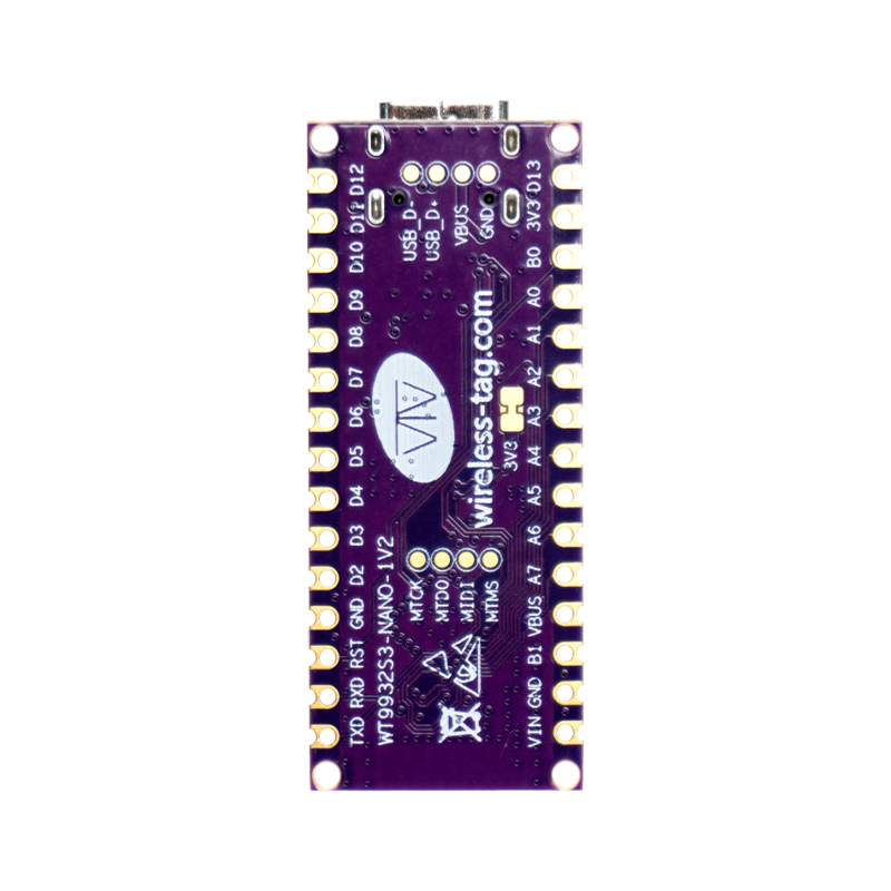 Wireless-tag ESP32-Nano Development Kit WT9932S3-NANO with ESP32--S3R8 wifi ble esp32 development board for Micro Python