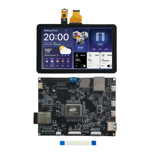 7inch LCD Touch Screen 1024X600 MIPI Smart Displays WTP4C5MP07S Esp32 Lcd Board Used with ESP32 P4 and Esp32-c5 Dev Board
