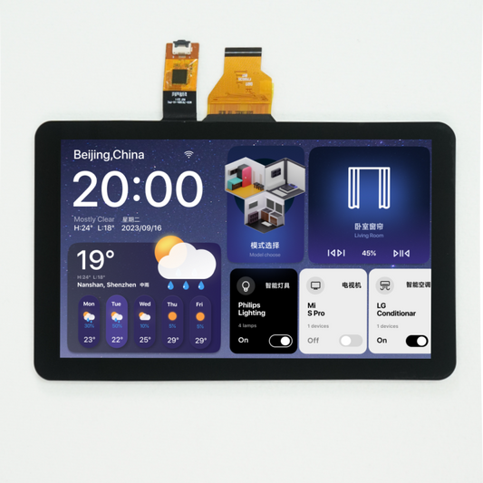 7inch LCD Touch Screen 1024X600 MIPI Smart Displays WTP4C5MP07S Esp32 Lcd Board Used with ESP32 P4 and Esp32-c5 Dev Board