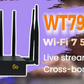 OpenWRT WiFi 7 router 5G SIM card router WT7987B PRO 3600 Mbps Speed Built-in 5g Module and 2.5G Ethernet LAN Interfaces for5G Home Internet