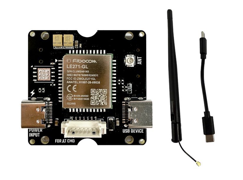 Cat1 Global 4G LTE communication expansion board WT271 base on Fibocom LE271 module Compatible with ESP32-S3 / ESP32-P4 / ESP32-S31